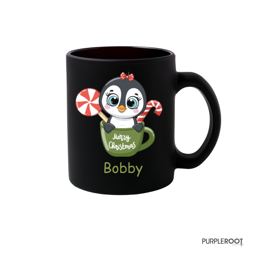 Personalised Christmas Mug - Cute Animals