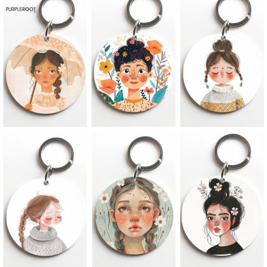 Colourful Polymer Keychains