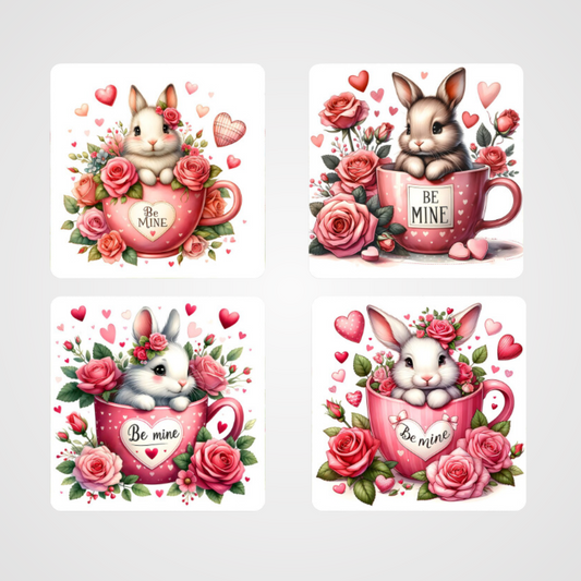 Seasonal Coasters: Bunnies