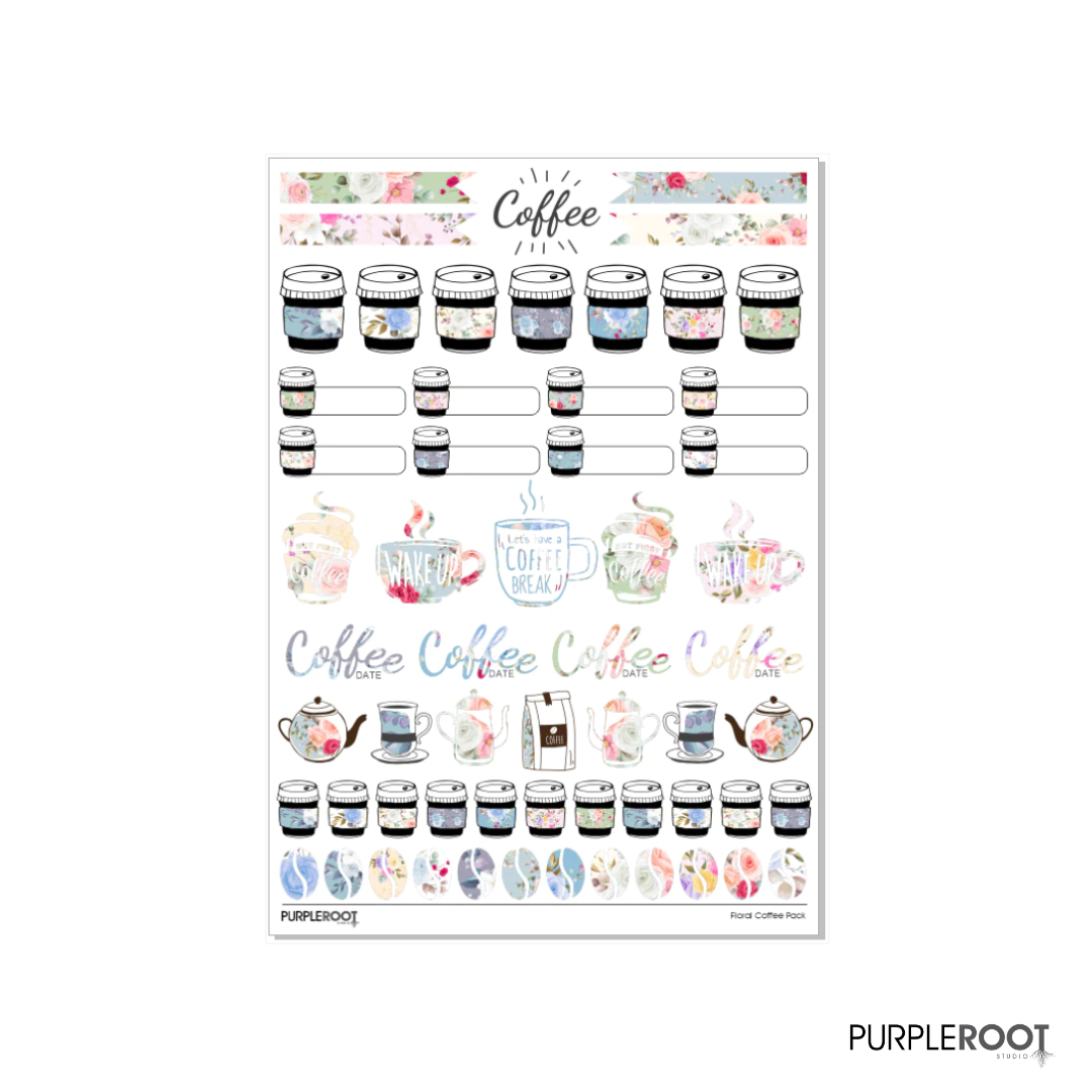 Bullet Journal Sticker | Sticker Planner Pack (2 sheets)