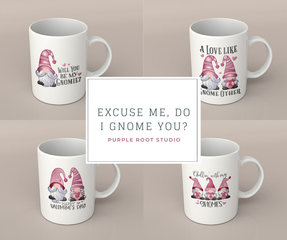Seasonal Gnome Mugs