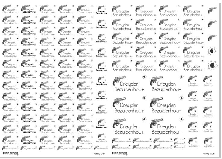 Stationery Sticker Marking Set