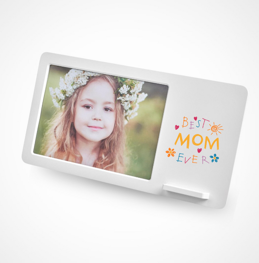 Photo Frame & Wireless Charger with Personalised Message