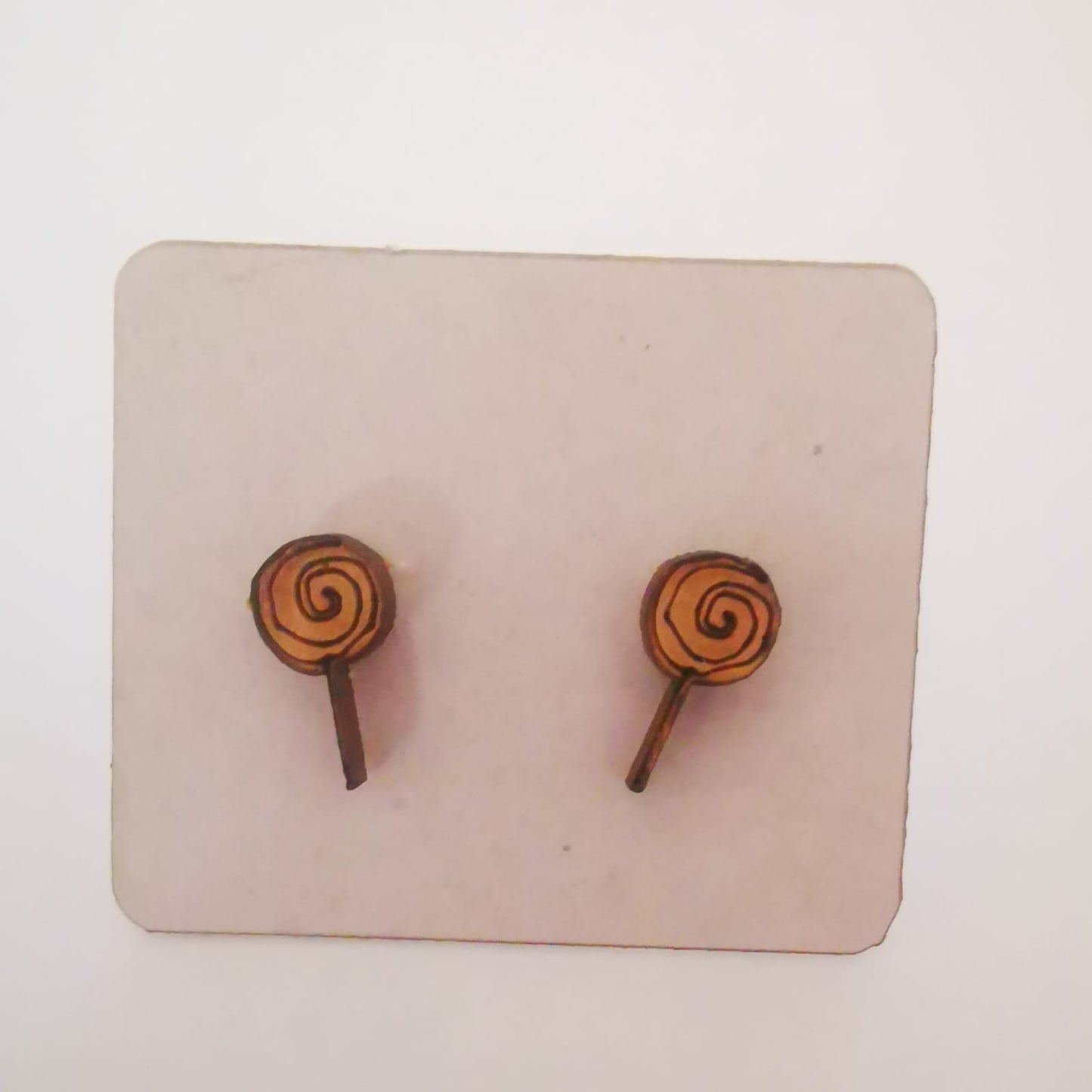 Wooden Earring Studs