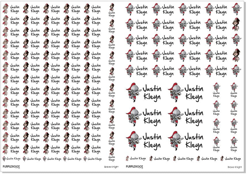 Stationery Sticker Marking Set
